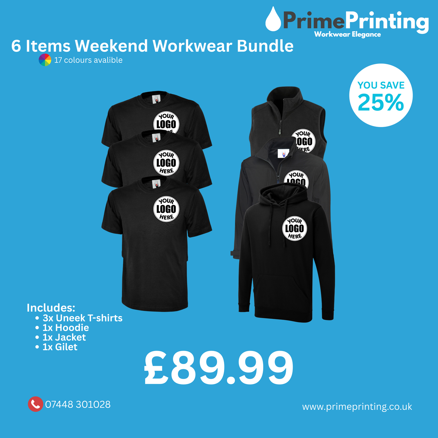 6 Items Weekend Workwear Bundle
