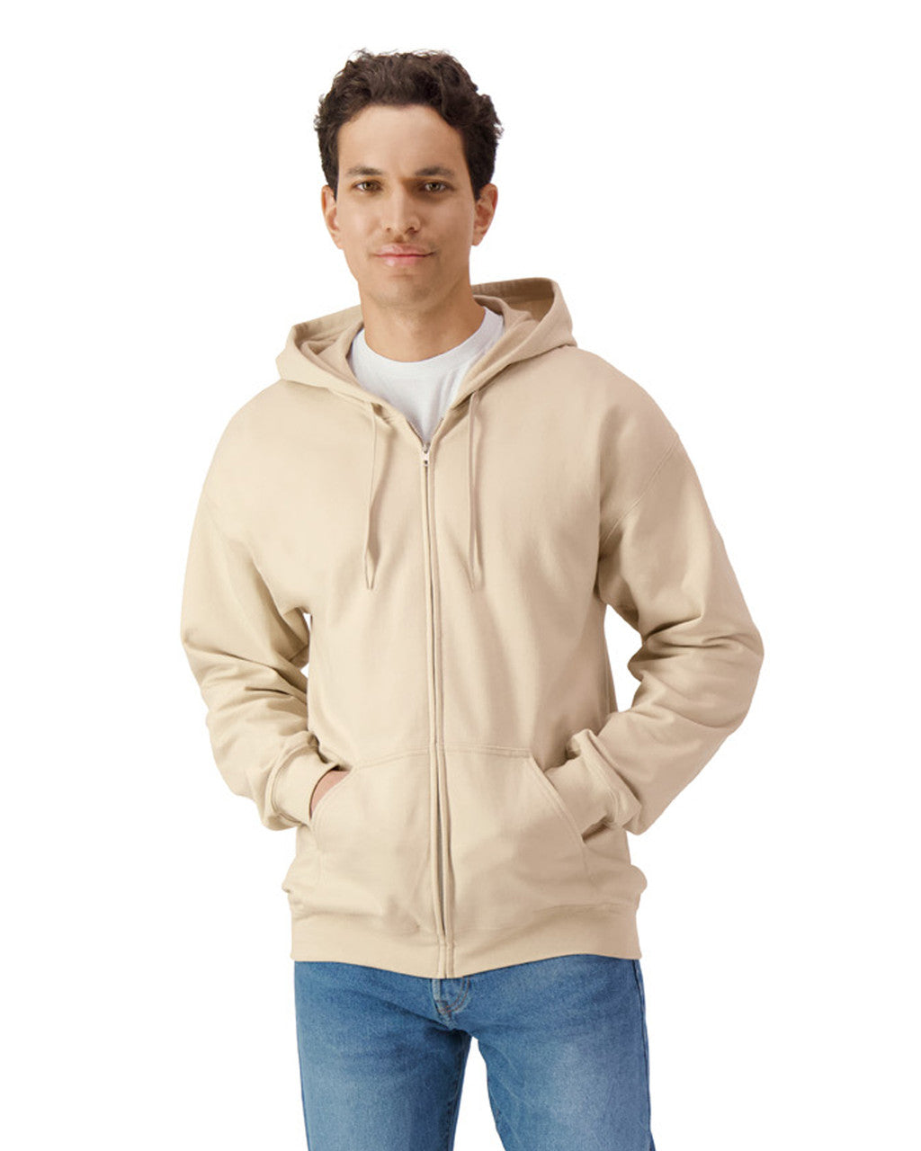 Gildan Midweight Fleece Adult Full Zip Hooded Sweatshirt