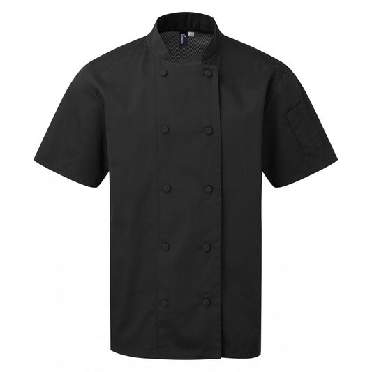 PREMIER Coolchecker Short Sleeve Chef's Jacket