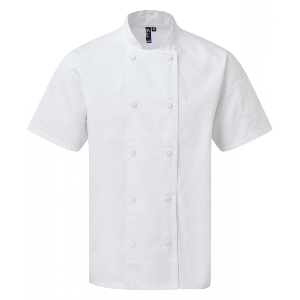 PREMIER Coolchecker Short Sleeve Chef's Jacket