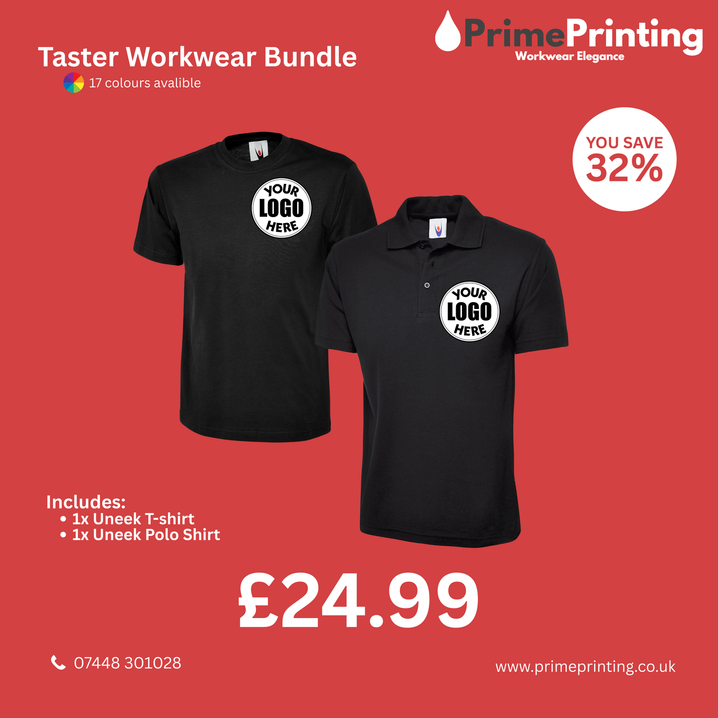 Polo & T–Shirt Sample / Taster Workwear Bundle
