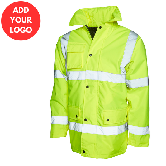 Hi Vis Road Safety Jacket Yellow