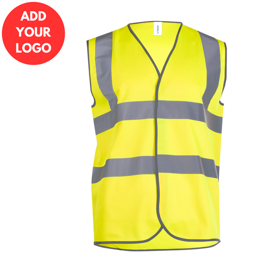 Hi Vis Safety Waistcoat Yellow