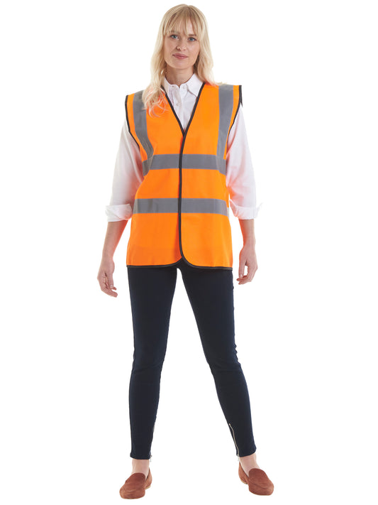 Uneek Sleeveless Safety Waist Coat Unisex