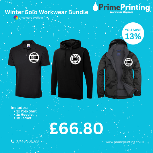Hoodie, Polo & Jacket Winter – Solo Workwear Bundle