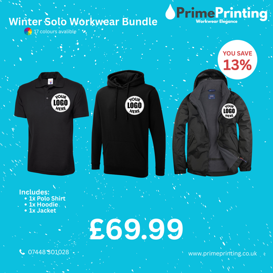 Hoodie, Polo & Jacket Winter – Solo Workwear Bundle
