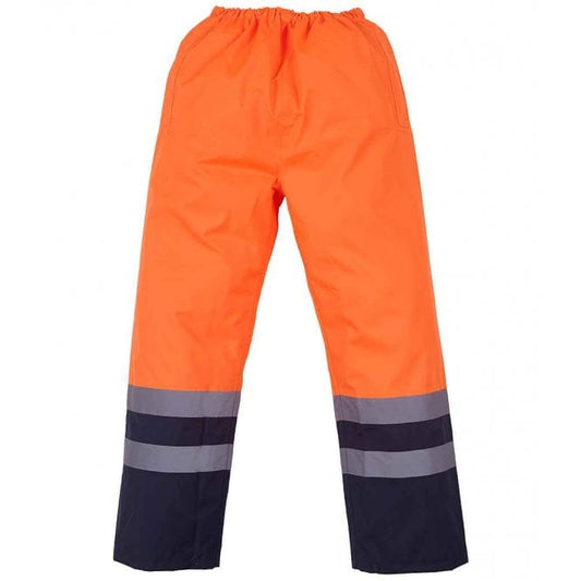 YOKO HI-VIS Two Tone Waterproof Overtrousers